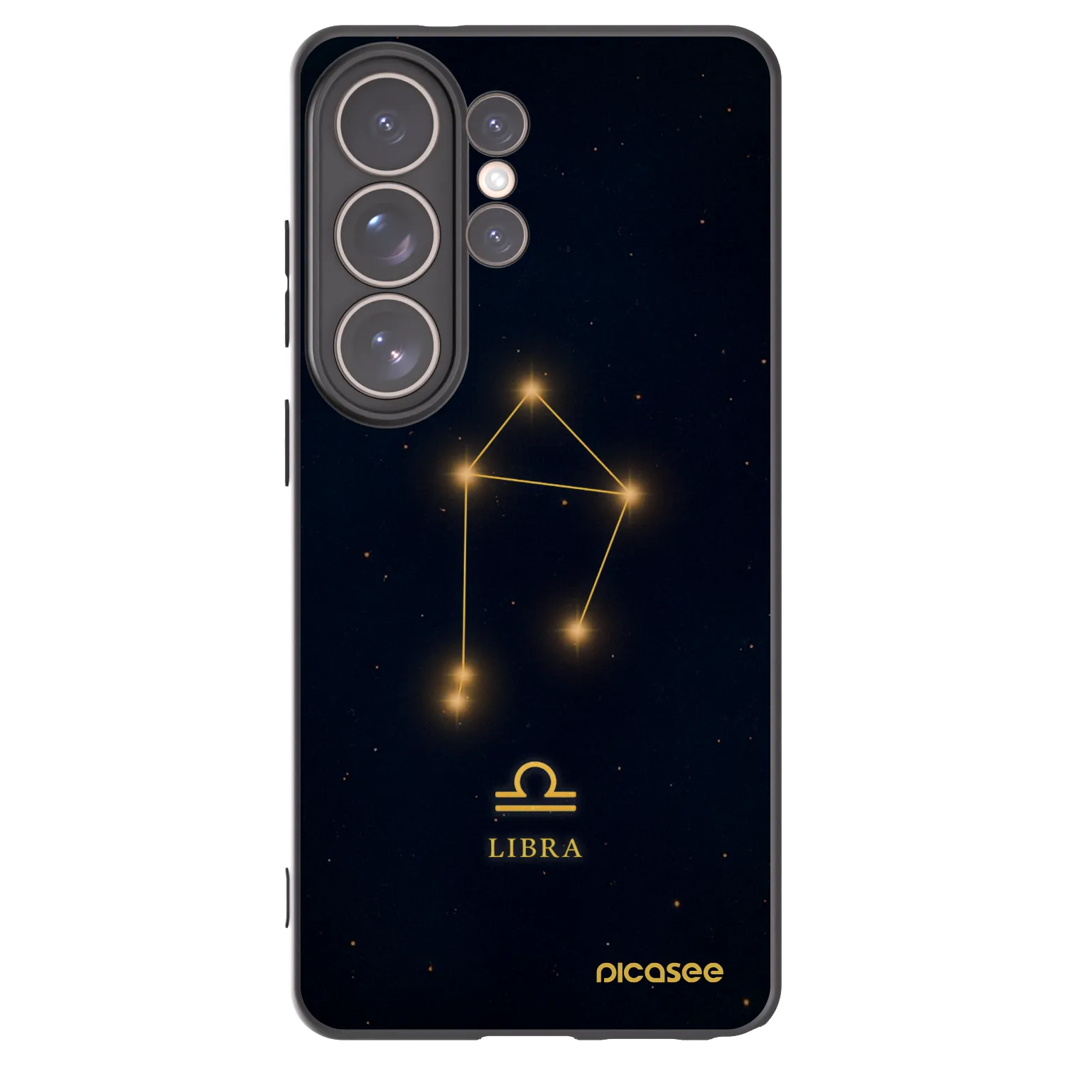 Picasee silikonski črni ovitek za Samsung Galaxy S26 Ultra - LIBRA