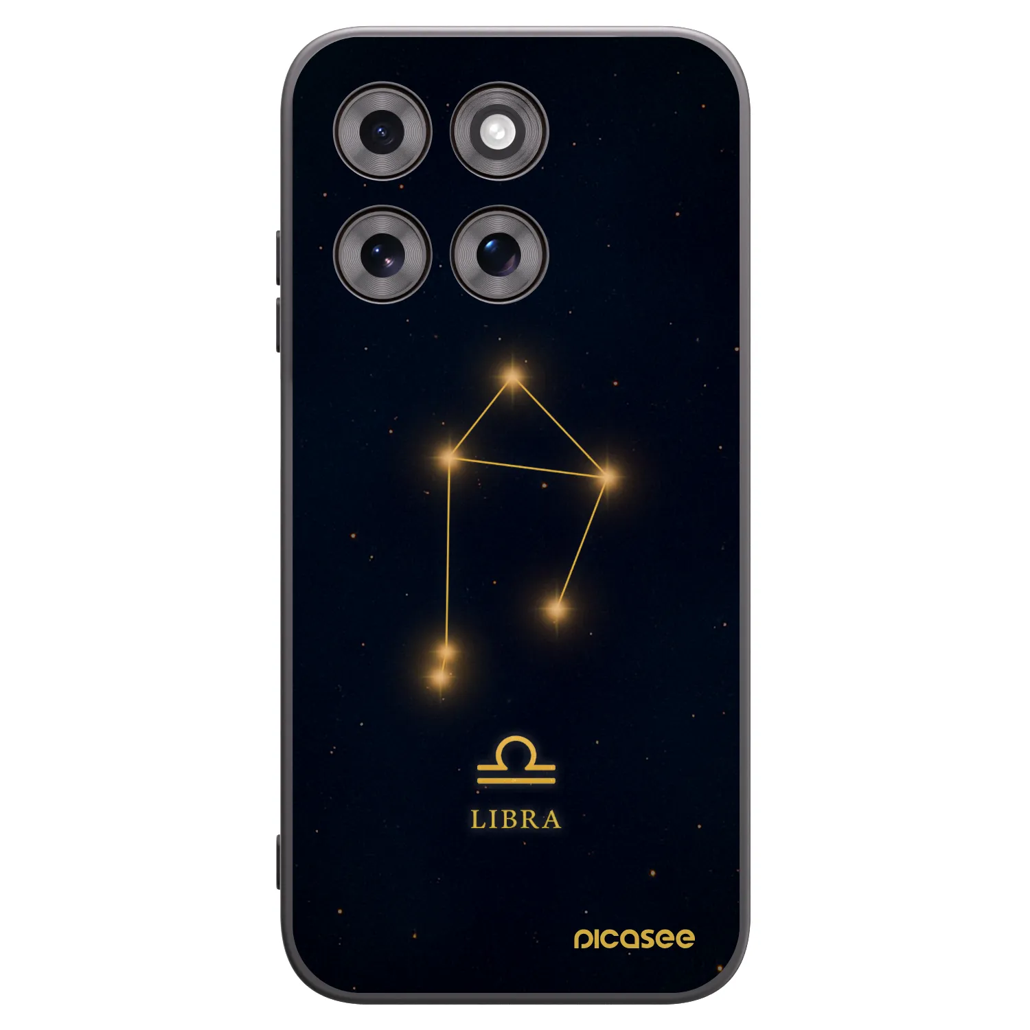 Picasee silikonski črni ovitek za Motorola Moto G77 - LIBRA