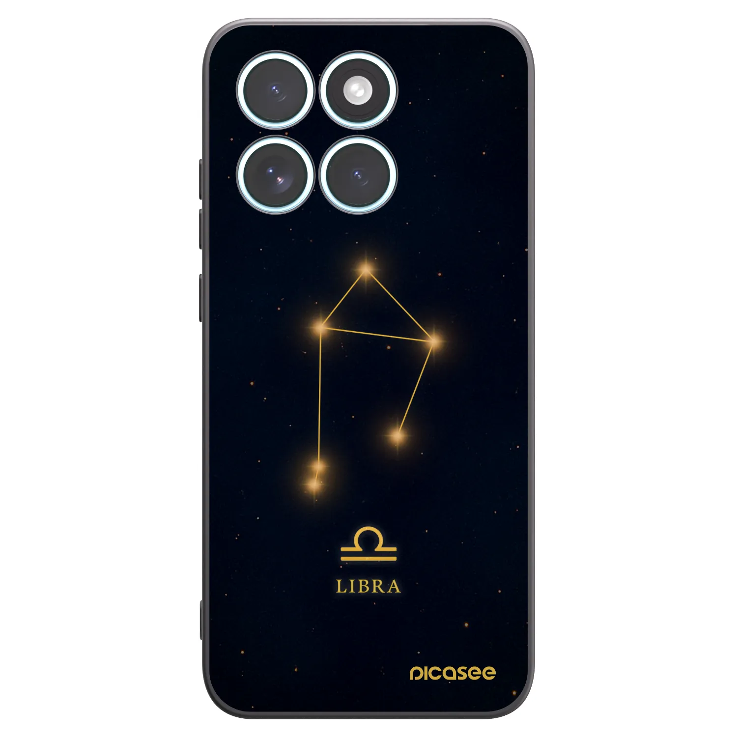 Picasee silikonski črni ovitek za Motorola Edge 70 Fusion - LIBRA