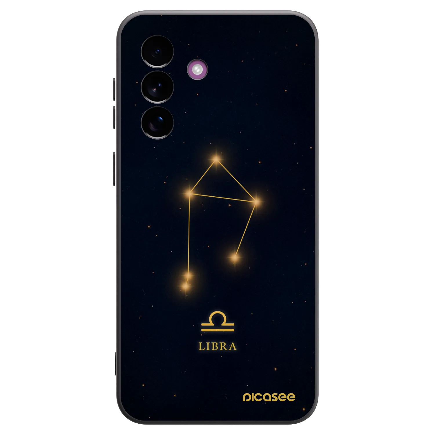 Picasee silikonski črni ovitek za Samsung Galaxy A37 - LIBRA