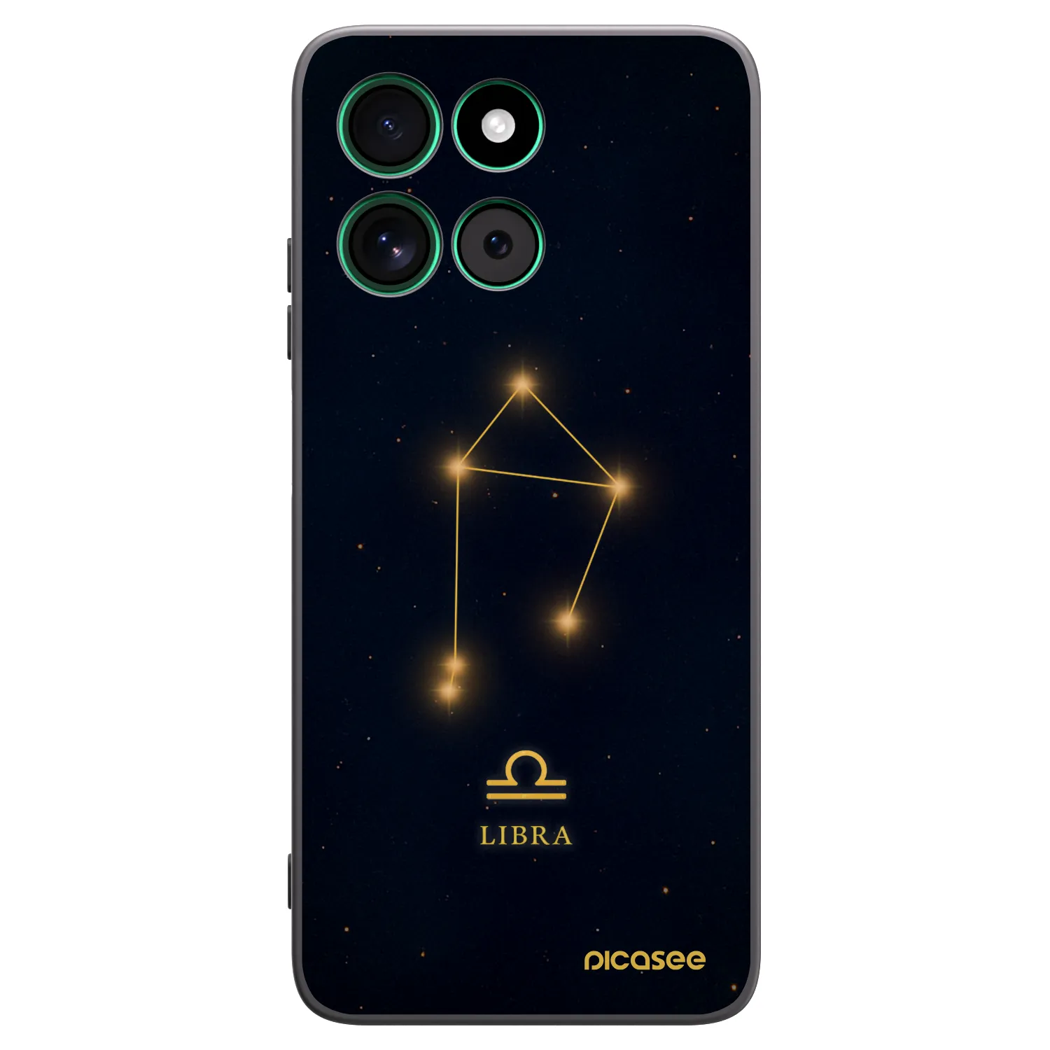 Picasee silikonski črni ovitek za Motorola Moto G57 Power - LIBRA