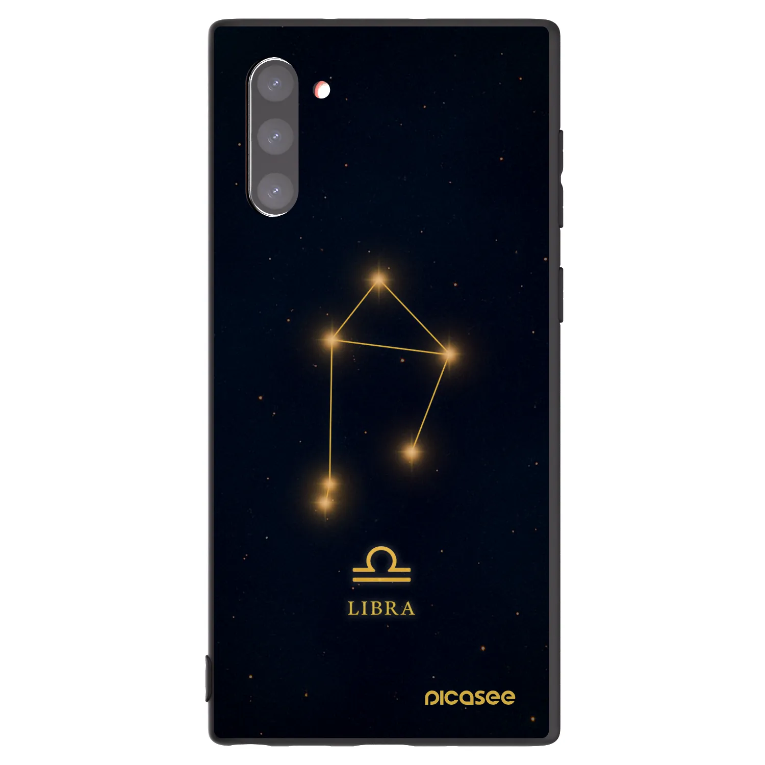 Picasee silikonski črni ovitek za Samsung Galaxy Note 10 N970F - LIBRA