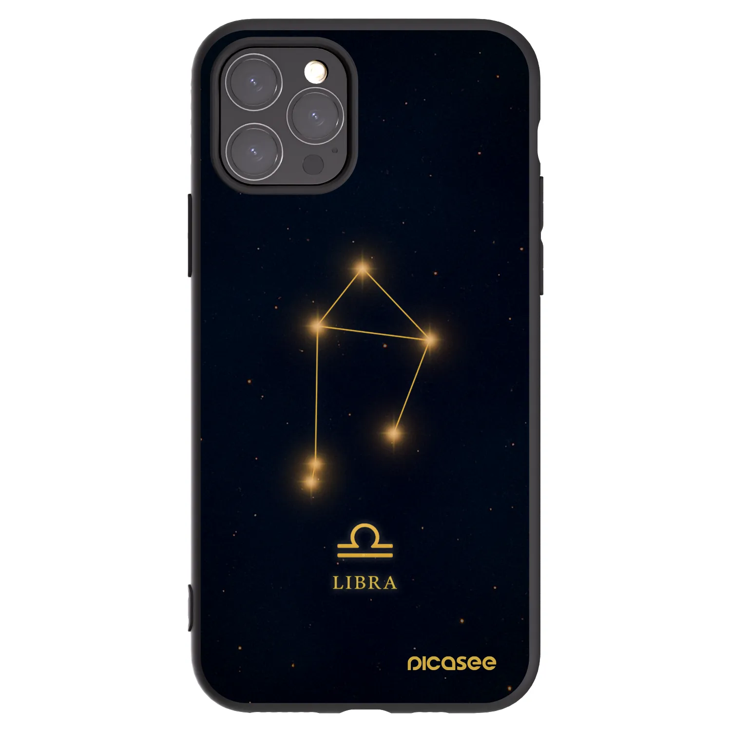 Picasee silikonski črni ovitek za Apple iPhone 11 Pro - LIBRA