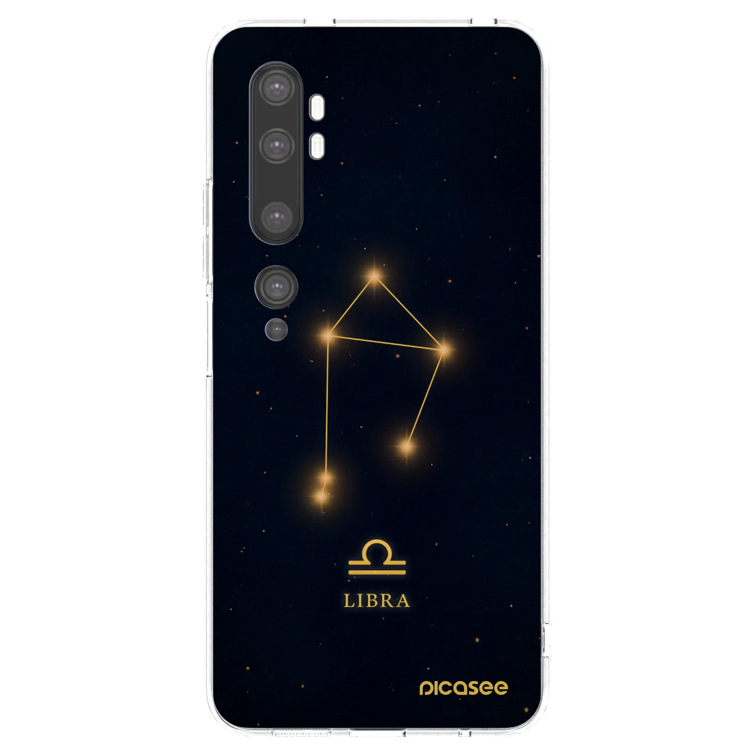 Picasee silikonski prozorni ovitek za Xiaomi Mi Note 10 (Pro) - LIBRA