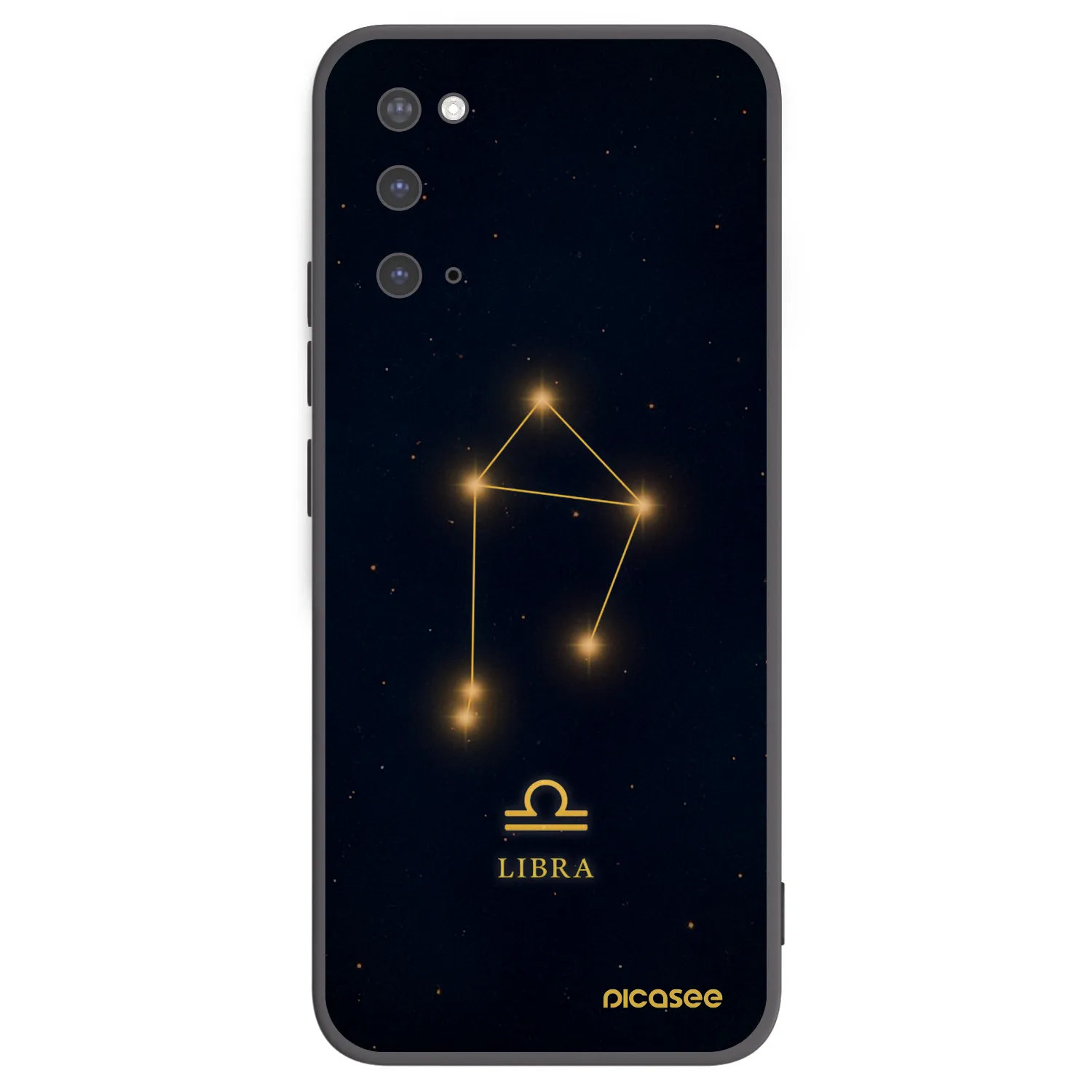 Picasee silikonski črni ovitek za Samsung Galaxy S20 G980F - LIBRA