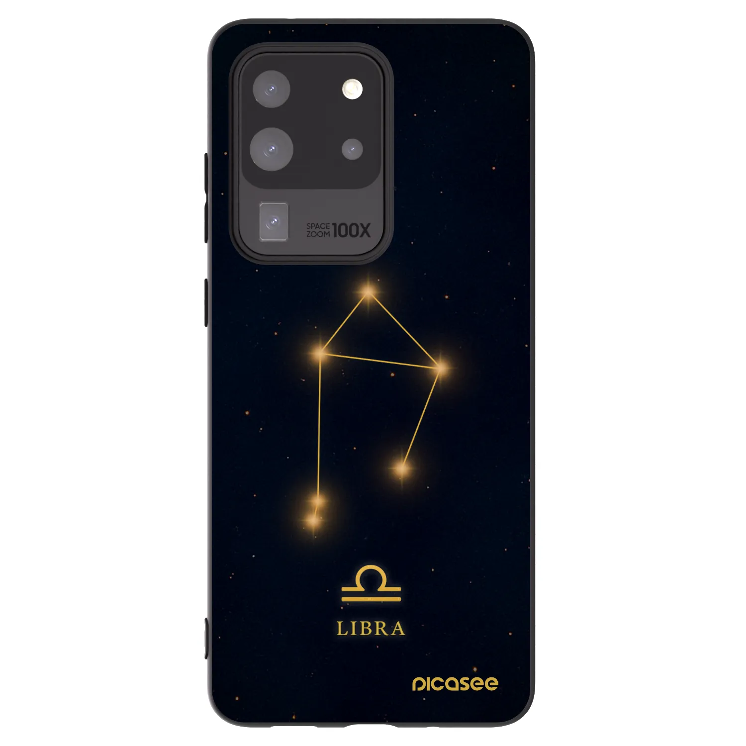 Picasee silikonski črni ovitek za Samsung Galaxy S20 Ultra 5G G988F - LIBRA