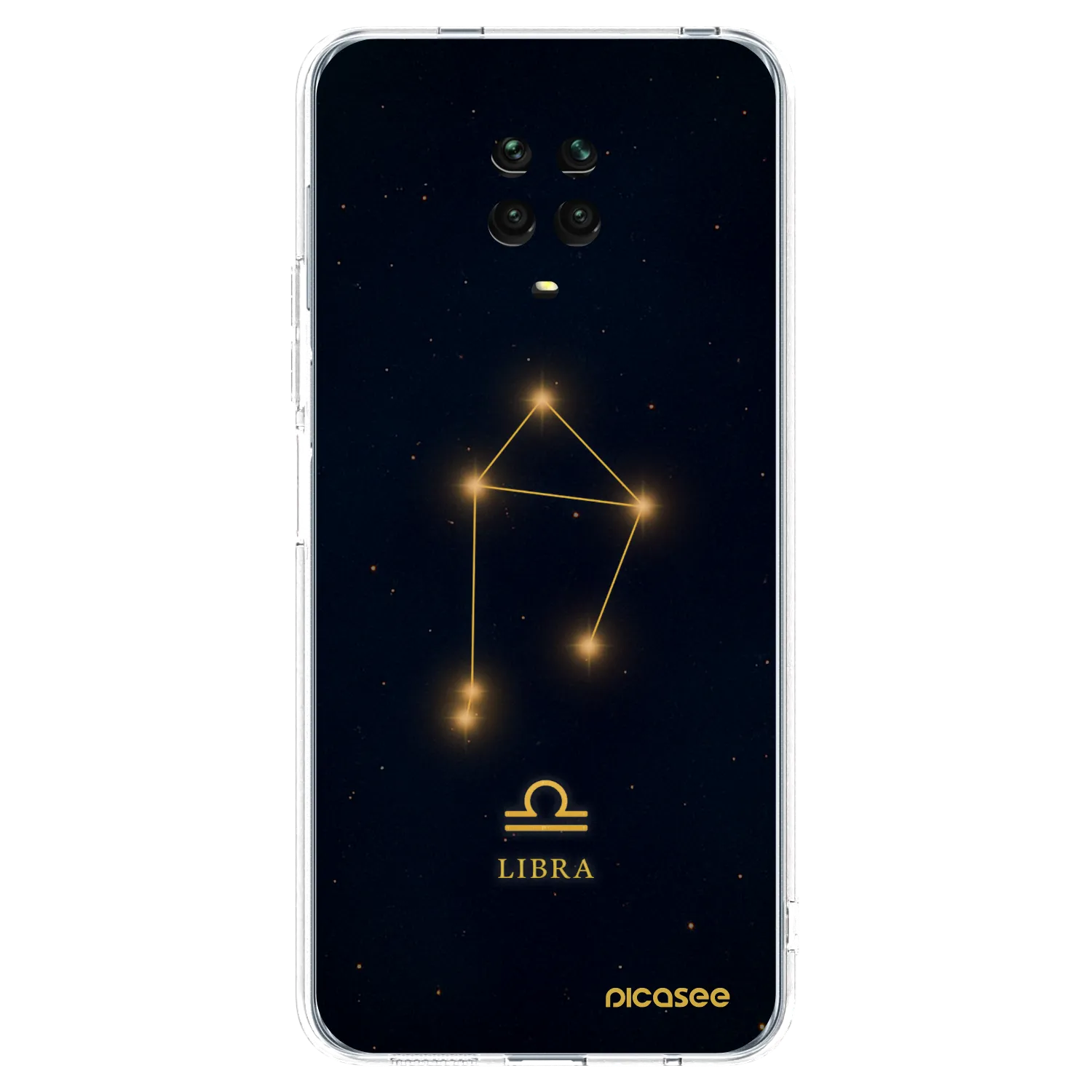 Picasee silikonski prozorni ovitek za Xiaomi Redmi Note 9 Pro - LIBRA