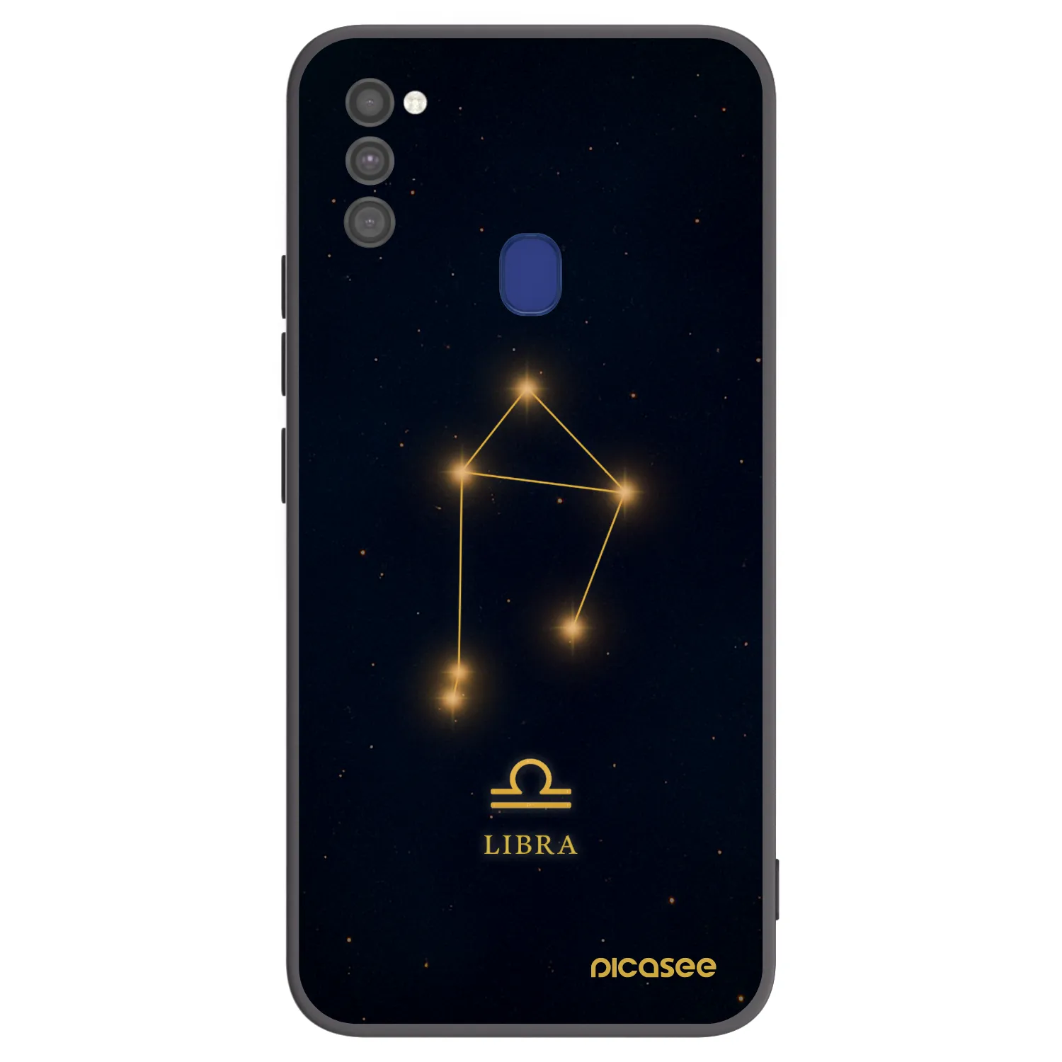 Picasee silikonski črni ovitek za Samsung Galaxy M21 M215F - LIBRA