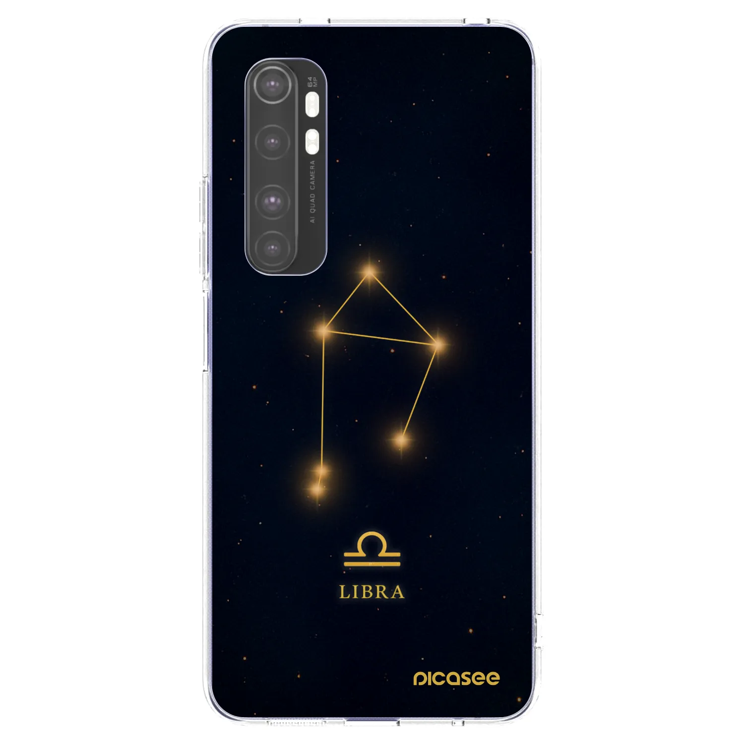 Picasee silikonski prozorni ovitek za Xiaomi Mi Note 10 Lite - LIBRA