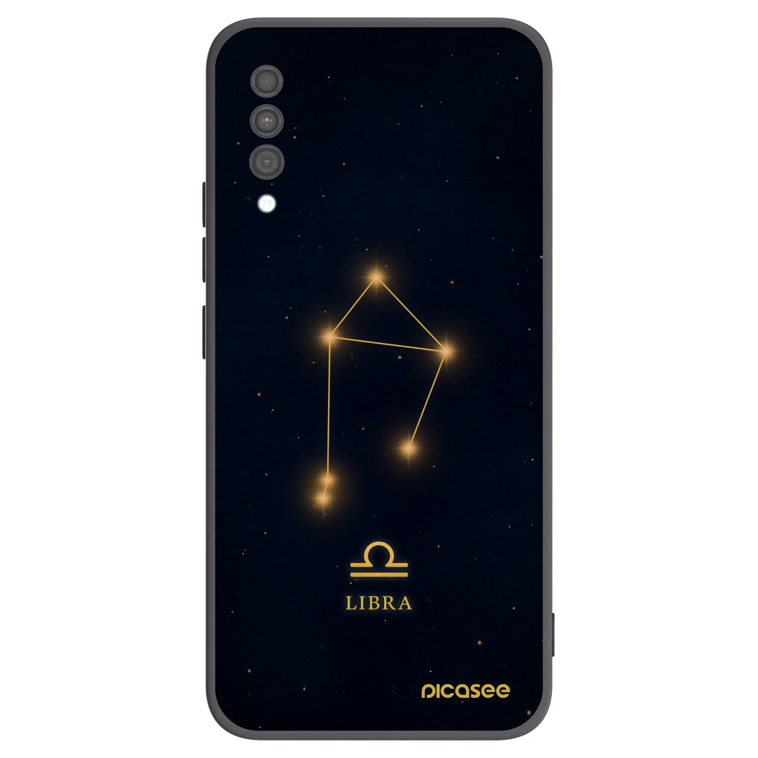 Picasee silikonski črni ovitek za Samsung Galaxy A30s A307F - LIBRA