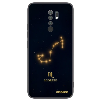 Picasee silikonski črni ovitek za Xiaomi Redmi 9 - SCORPIO