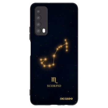 Picasee silikonski črni ovitek za Huawei P Smart 2021 - SCORPIO