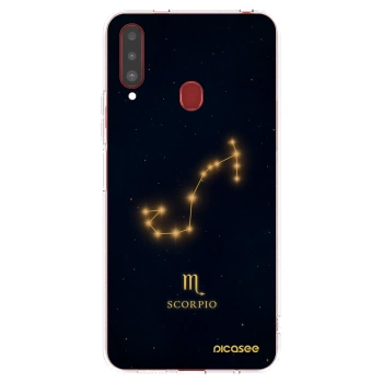 Picasee silikonski prozorni ovitek za Samsung Galaxy A20s - SCORPIO