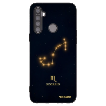 Picasee silikonski črni ovitek za Realme 6i - SCORPIO