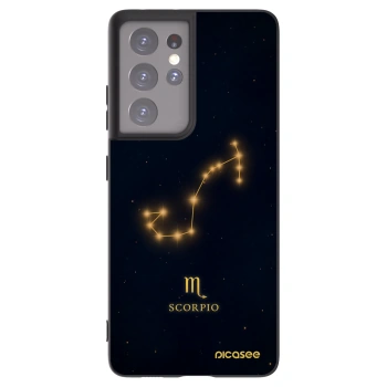 Picasee silikonski črni ovitek za Samsung Galaxy S21 Ultra 5G G998B - SCORPIO