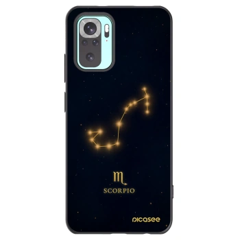 Picasee silikonski črni ovitek za Xiaomi Redmi Note 10 Pro - SCORPIO