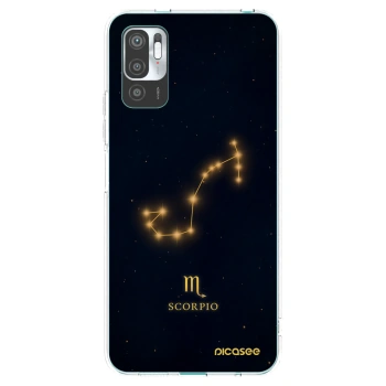 Picasee silikonski prozorni ovitek za Xiaomi Redmi Note 10 5G - SCORPIO
