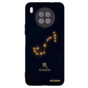 Picasee silikonski črni ovitek za Huawei Nova 8i - SCORPIO