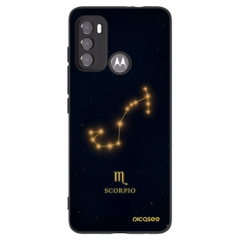 Picasee silikonski črni ovitek za Motorola Moto G60 - SCORPIO