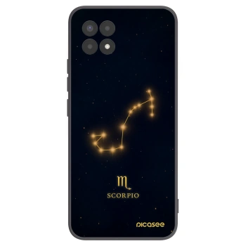 Picasee silikonski črni ovitek za Realme 8i - SCORPIO