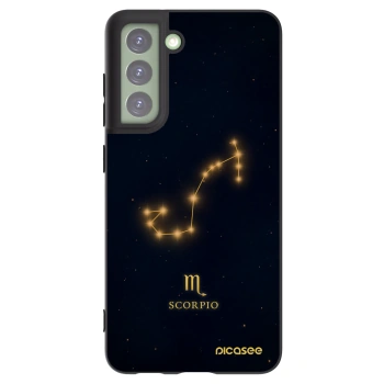 Picasee silikonski črni ovitek za Samsung Galaxy S21 FE 5G - SCORPIO