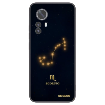 Picasee silikonski črni ovitek za Xiaomi 12 Pro - SCORPIO