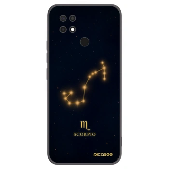 Picasee silikonski črni ovitek za Xiaomi Redmi 10C - SCORPIO