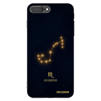 Picasee silikonski prozorni ovitek za Apple iPhone 8 Plus - SCORPIO