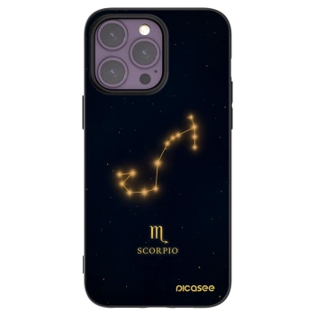 Picasee silikonski črni ovitek za Apple iPhone 14 Pro Max - SCORPIO