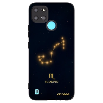 Picasee silikonski črni ovitek za Realme C21Y - SCORPIO