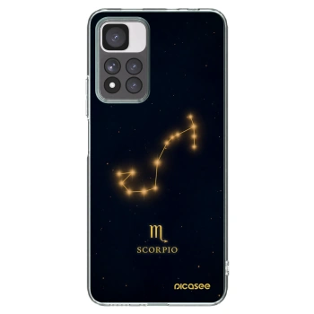Picasee silikonski prozorni ovitek za Xiaomi Redmi Note 11 Pro+ 5G - SCORPIO