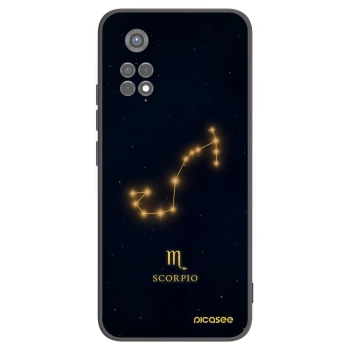 Picasee silikonski črni ovitek za Xiaomi Redmi Note 11S 5G - SCORPIO