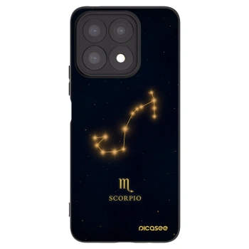 Picasee silikonski črni ovitek za Honor X8a - SCORPIO