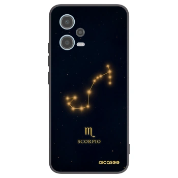 Picasee silikonski črni ovitek za Xiaomi Redmi Note 12 5G - SCORPIO