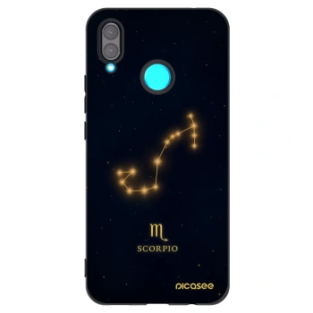 Picasee silikonski črni ovitek za Huawei Nova 3 - SCORPIO