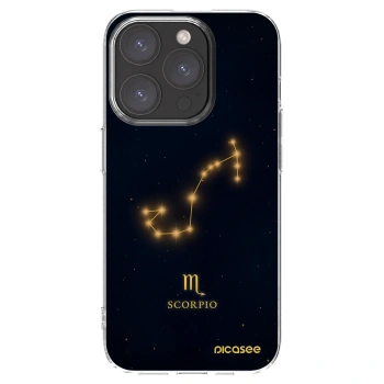 Picasee silikonski prozorni ovitek za Apple iPhone 15 Pro - SCORPIO