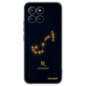 Picasee silikonski črni ovitek za Honor 70 Lite - SCORPIO