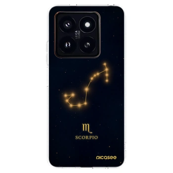 Picasee silikonski prozorni ovitek za Xiaomi 14 Pro - SCORPIO
