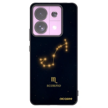Picasee silikonski črni ovitek za Xiaomi Redmi Note 13 Pro 5G - SCORPIO