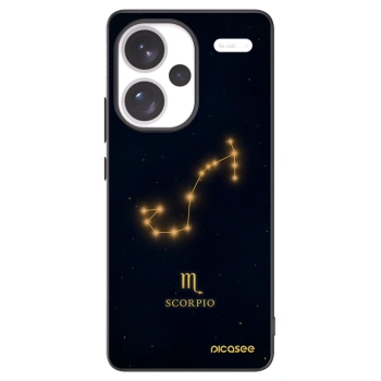 Picasee silikonski črni ovitek za Xiaomi Redmi Note 13 Pro+ 5G - SCORPIO