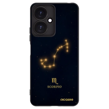 Picasee silikonski črni ovitek za Xiaomi Redmi 13C 5G - SCORPIO