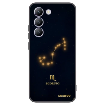 Picasee silikonski črni ovitek za Vivo V40 SE 5G - SCORPIO