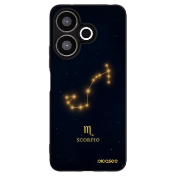 Picasee silikonski črni ovitek za Xiaomi Redmi 13 4G - SCORPIO