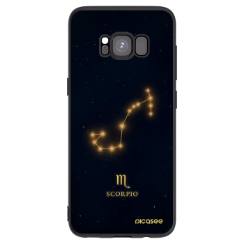 Picasee silikonski črni ovitek za Samsung Galaxy S8 G950F - SCORPIO