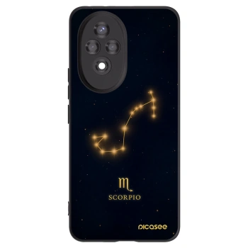 Picasee silikonski črni ovitek za Honor 200 5G - SCORPIO