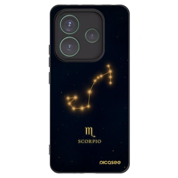 Picasee silikonski črni ovitek za Xiaomi Redmi Note 14 5G - SCORPIO