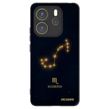 Picasee silikonski črni ovitek za Xiaomi Redmi Note 14 4G - SCORPIO