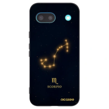 Picasee silikonski črni ovitek za Google Pixel 8a - SCORPIO