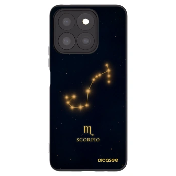 Picasee silikonski črni ovitek za Honor X8c - SCORPIO