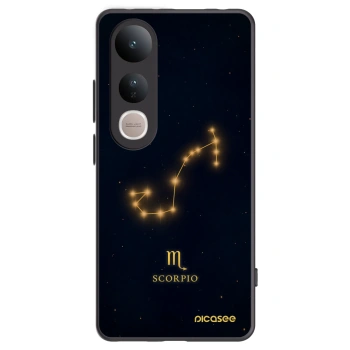 Picasee silikonski črni ovitek za Vivo V50 Lite 5G - SCORPIO